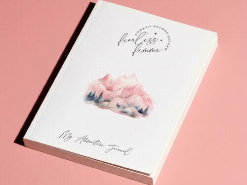 a guided travel journal for women who have the wanderlust spirit