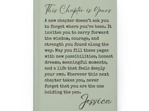 This Chapter Is Yours Personalized Journal
